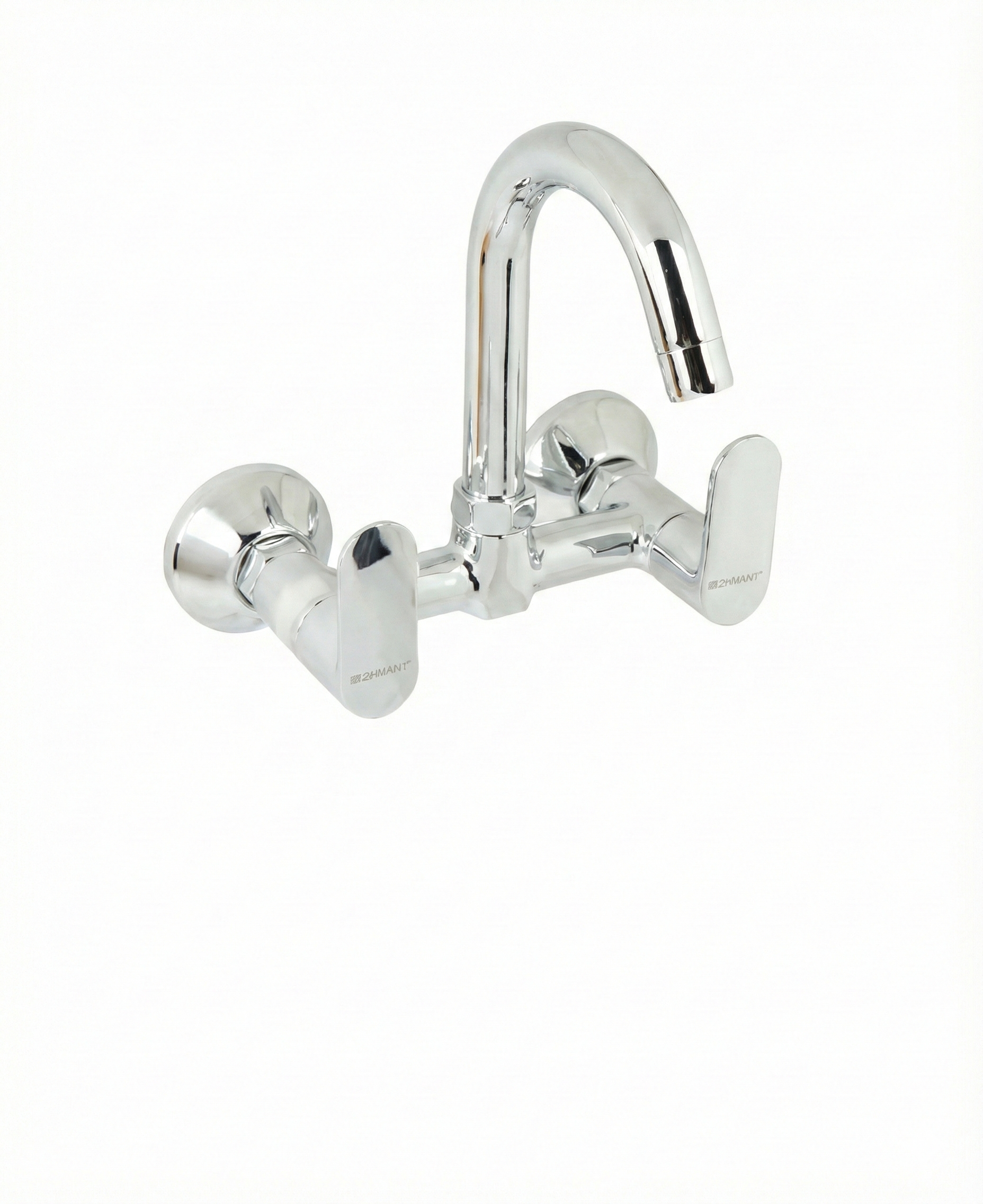 Thistle Sink Mixer Wall Mounted